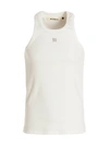 MISBHV LOGO EMBROIDERY TANK TOP TOPS WHITE