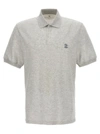 Brunello Cucinelli Cotton Polo Shirt With Printed Logo