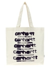 Carhartt Logo Shopping Bag Tote Bag White