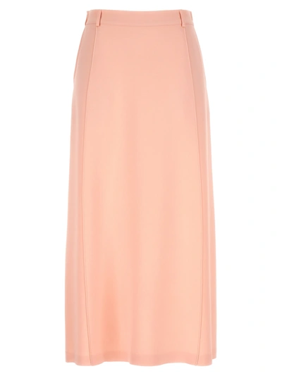 Kiton Long Skirt Skirts Pink In Color Carne Y Neutral