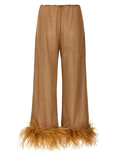 Oseree Lumiere Plumage Pants Gold