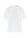 Khaite Womens White Mae Brand-patch Cotton-jersey T-shirt