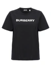 Burberry Black T-shirt With Bold Logo Design