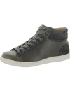 VIONIC MALCOM MENS LEATHER SPORT HIGH-TOP SNEAKERS