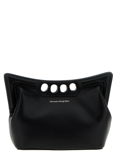 Alexander Mcqueen Peak Mini Shoulder Bags Black