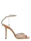 Jimmy Choo Embellished Strap Open Toe Stiletto Heel Sandals