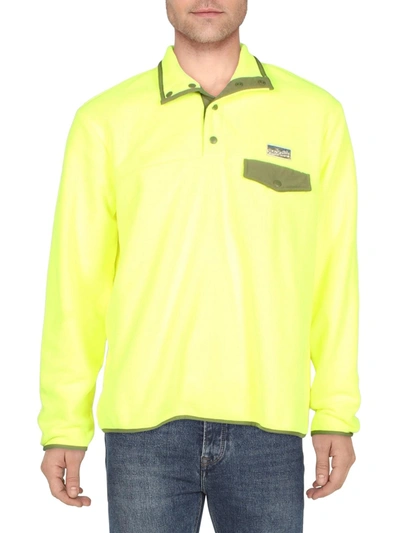 Polo Ralph Lauren Mens Fleece Pullover Sweatshirt In Yellow