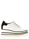 STELLA MCCARTNEY SNEAK-ELYSE WEDGES WHITE/BLACK