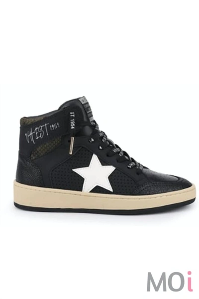 Vintage Havana Dream All White Star High Top In Black