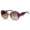 Ferragamo Women's 61mm Wine Caramel Sunglasses In Multi