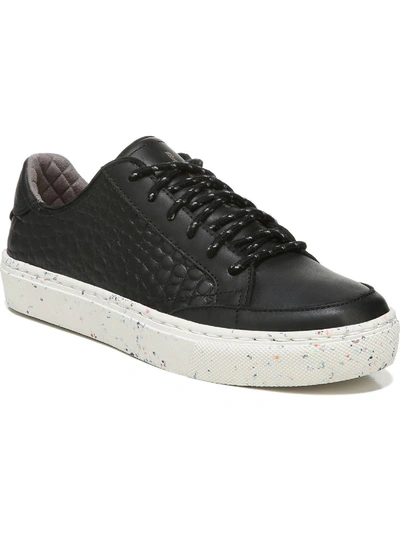 Dr. Scholl's Shoes All In Renew Womens Leather Lifestyle Casual And Fashion Sneakers In Black