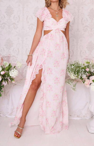 Amy Jane London Rosabelle Maxi Dress In Pink