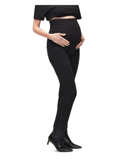 7 For All Mankind Maternity Straight Jeans In Multi
