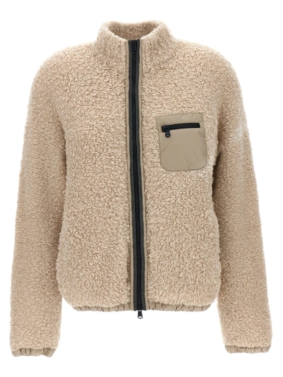 Brunello Cucinelli Teddy Cardigan Sweater, Cardigans Beige