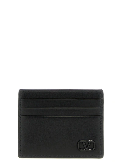 Valentino Garavani Vlogo Wallets, Card Holders Black