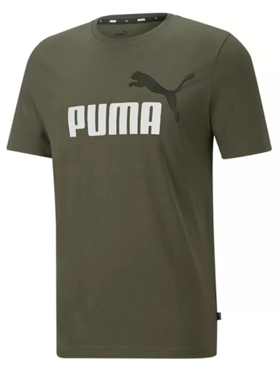 Puma Mens Graphic Crewneck T-shirt In Green