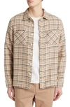 WAX LONDON WHITING MARINE BEATNIK BUTTON-UP OVERSHIRT