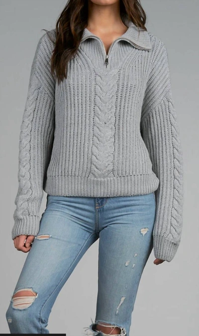 Elan Everast Sweater In Grey