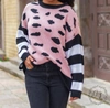 SOUTHERN GRACE FALL-ING IN WARMTH LONG SLEEVE PULLOVER SWEATER IN PINK