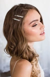 BRIDES AND HAIRPINS PAYTON SET OF 2 CRYSTAL HAIR CLIPS