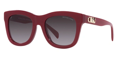 Michael Kors Women's 52mm Red Sunglasses In Red   /   Red. / Brown