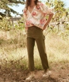 The Great The Bungalow Top In Echo Rose Print In Multi