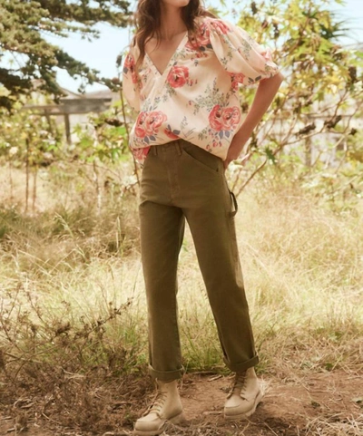 The Great The Bungalow Top In Echo Rose Print In Multi