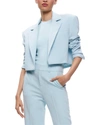 Alice And Olivia Alice + Olivia Shan Boxy Oversized Crepe Blazer In Green