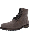 DR. SCHOLL'S SHOES CALVARY MENS SUEDE ZIPPER ANKLE BOOTS