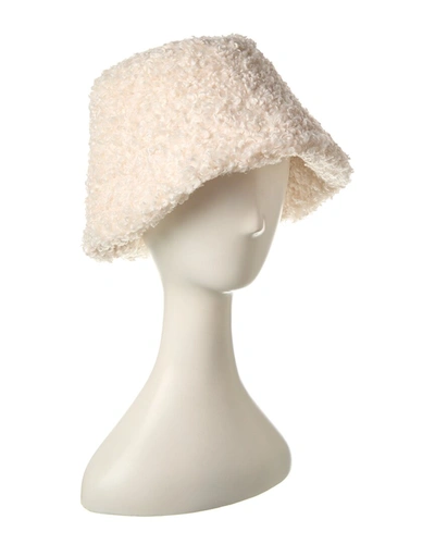 Adrienne Landau Reversible Bucket Hat In White