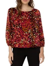 LIVERPOOL LOS ANGELES WOMENS PUFF SLEEVES SQUARE NECK BLOUSE