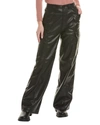Hudson Jeans Black High-rise Wide Leg Jean In Black