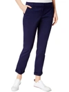 Tommy Hilfiger Women's Th Flex Hampton Cuffed Chino Straight-leg Pants, Created For Macy's In Blue
