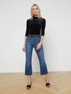 L AGENCE KENDRA CROPPED FLARE JEAN