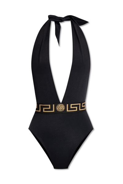 Versace Tie In Black