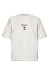 BURBERRY BURBERRY FLORAL EMBROIDERED CREWNECK T