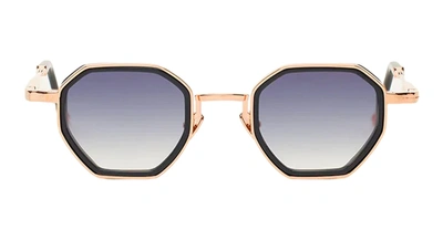 John Dalia Sunglasses In Rose Gold