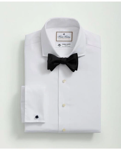Brooks Brothers X Thomas Mason Cotton Twill Londoner Collar Dress Shirt | White | Size 15½ 35