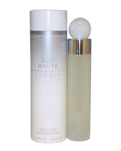 Perry Ellis Men's 3.3oz 360 White Eau De Parfum In Neutral