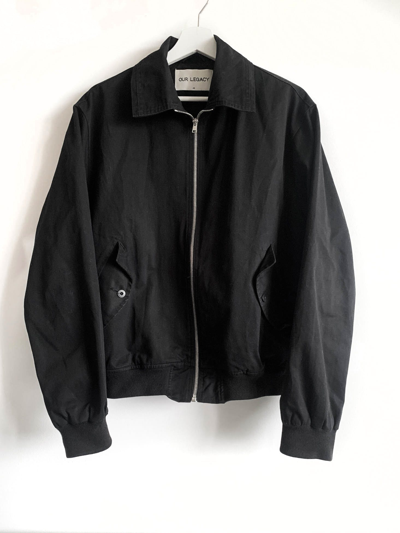 Pre-owned Our Legacy Half Harrington Jacket In Black