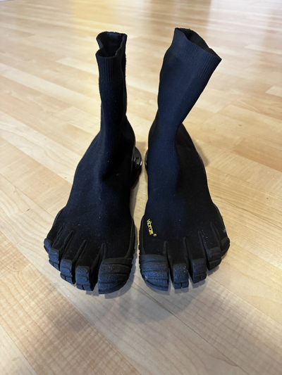 Pre-owned Balenciaga Vibram Five Toe High Heel Shoes In Black