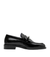 BURBERRY LEATHER BARBED LOAFERS