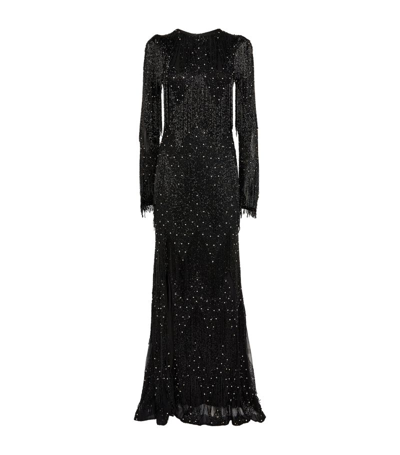 Rachel Gilbert Arlie Gown In Black