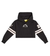 OFF-WHITE TEAM 23 CROPPED COTTON JERSEY HOODIE