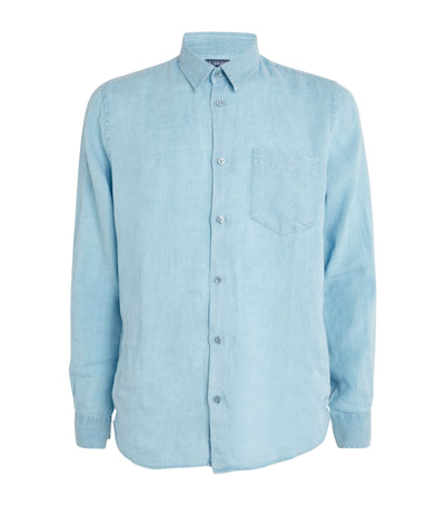 Vilebrequin Linen Shirt In Blue