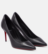 Christian Louboutin Sporty Kate 100 Leather Pumps In Black