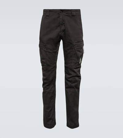 C.p. Company Loose Cargo Trousers In 999 Black