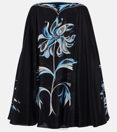 Pucci Dalia-print Silk Kaftan Dress In Multicoloured