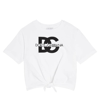 Dolce & Gabbana Dg-print Cotton T-shirt In White