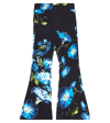 DOLCE & GABBANA FLORAL PRINTED JERSEY FLARED PANTS